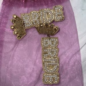 Beaded BRIDE EARRINGS